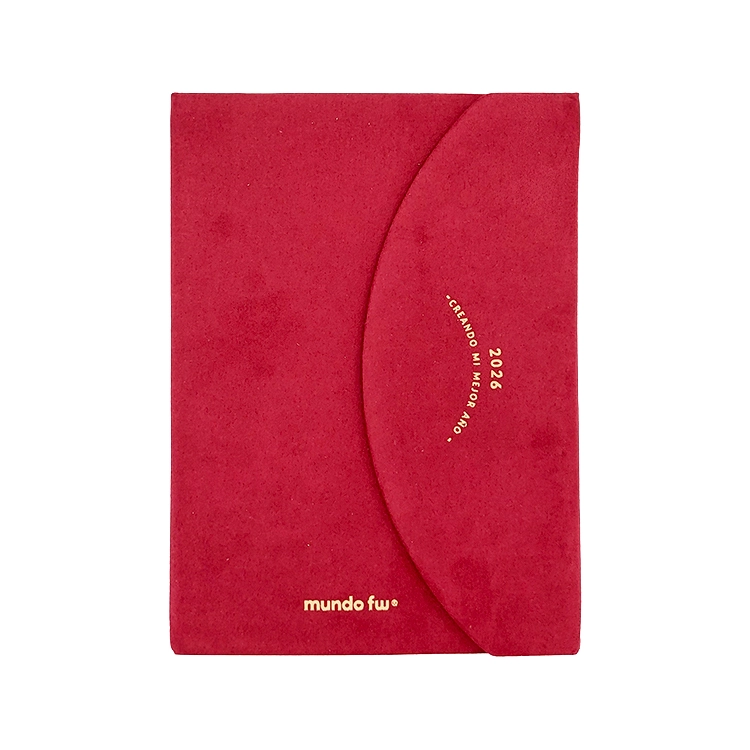 Agenda FW 2026 Chic Inmantada Cosida Malbec Diaria 15x21 Art.202001